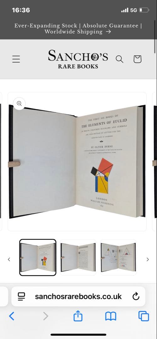 未開封 The Elements of Euclid ユクリッド幾何学 豪華箱入