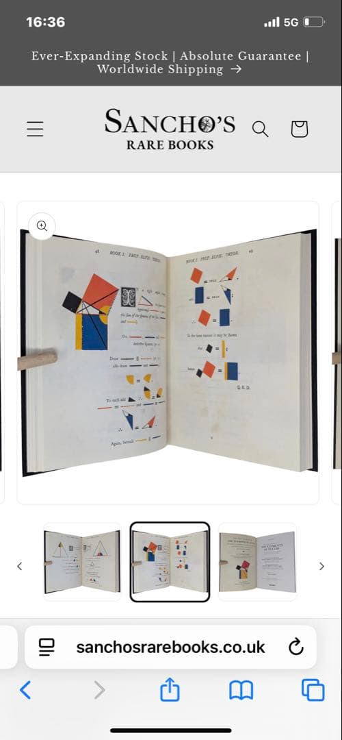 未開封 The Elements of Euclid ユクリッド幾何学 豪華箱入