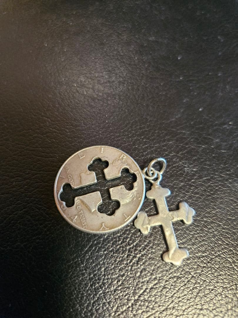 USAケネディハーフダラー銀貨1964年　ネックレス