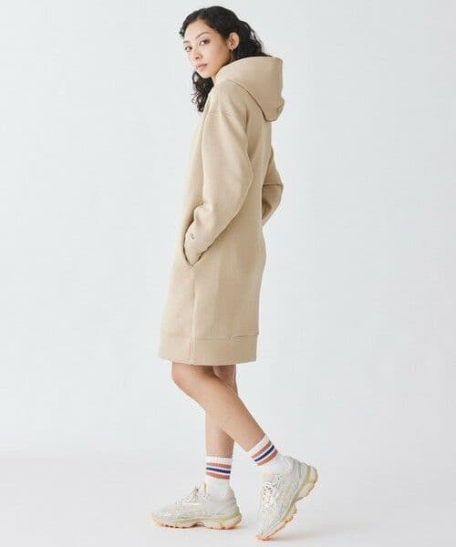 ★LACOSTEフーディスウェットワンピース★L　24200円新品
