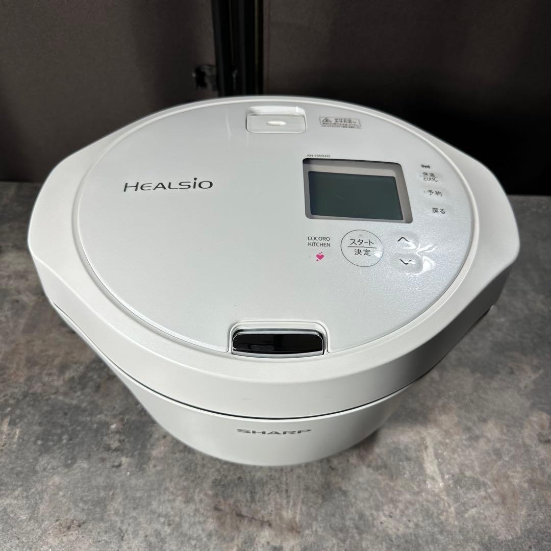 【美品】SHARP KN-HW24G ヘルシオ ホットクック　別売オプション付き