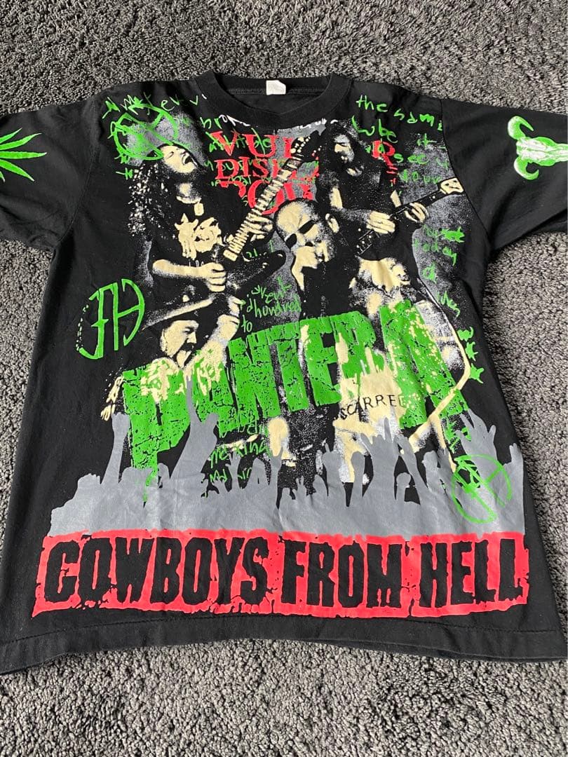 b*3様 90s ヴィンテージ　古着 PANTERA パンテラ　Tシャツ　90年