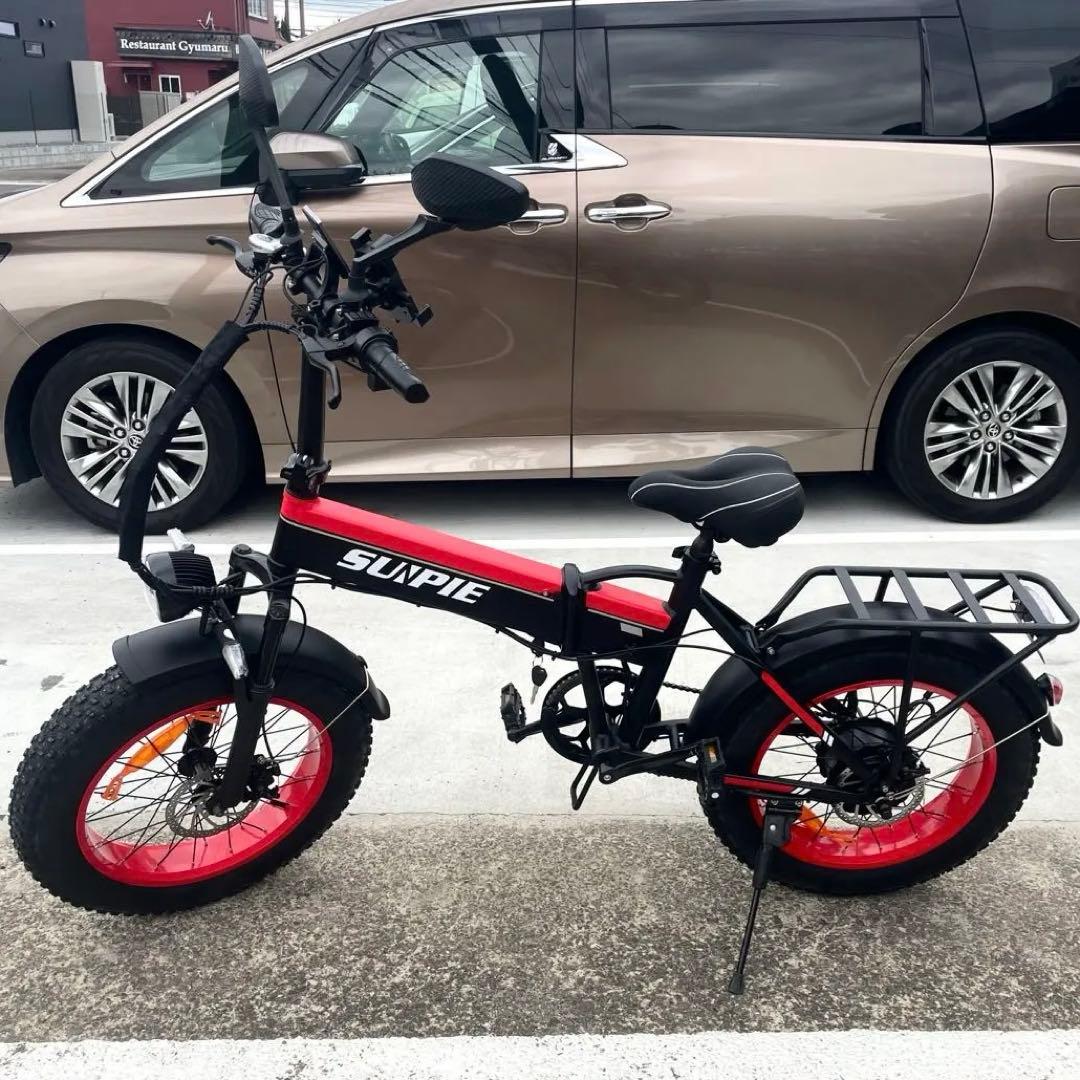 SUPIE 電動アシスト自転車 20インチ 折りたたみ　フルアシスト自転7段変速