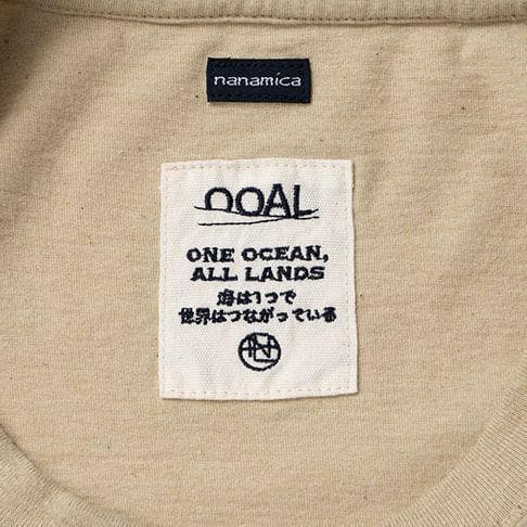 nanamica ナナミカ OOAL フォトプリント 長袖Tシャツ L ベージュ