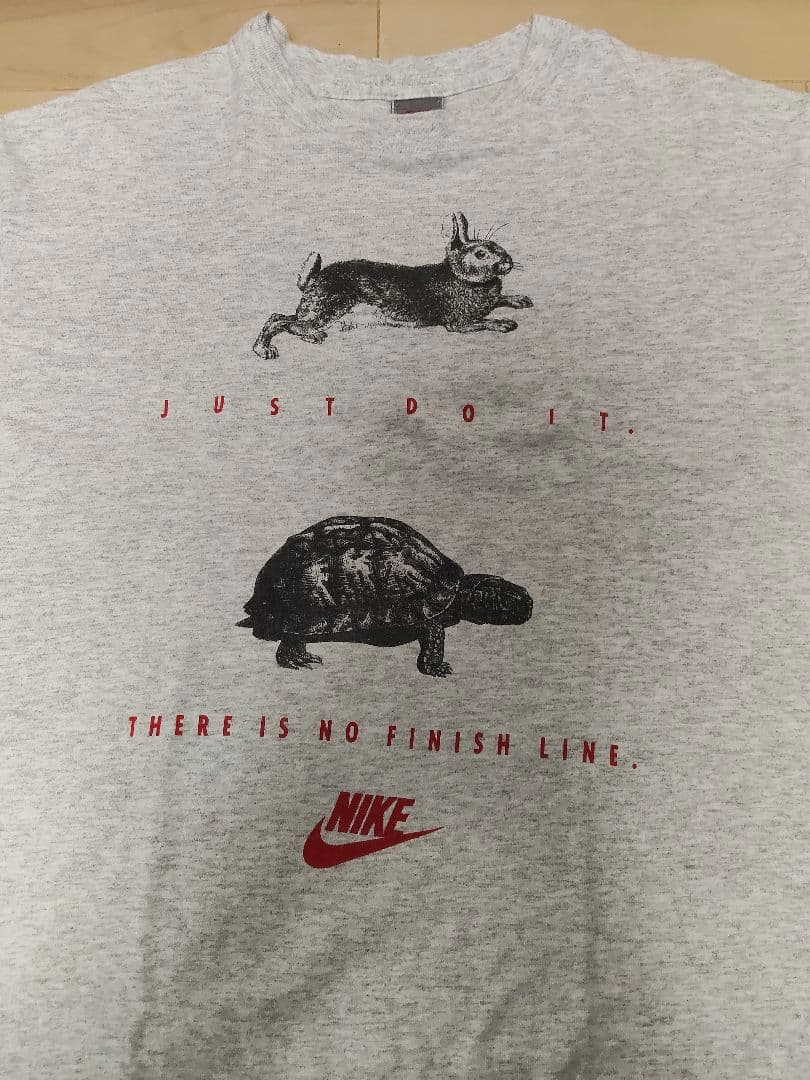 NIKE ナイキ ウサギ カメ Tシャツ 90s 銀タグ USA 古着