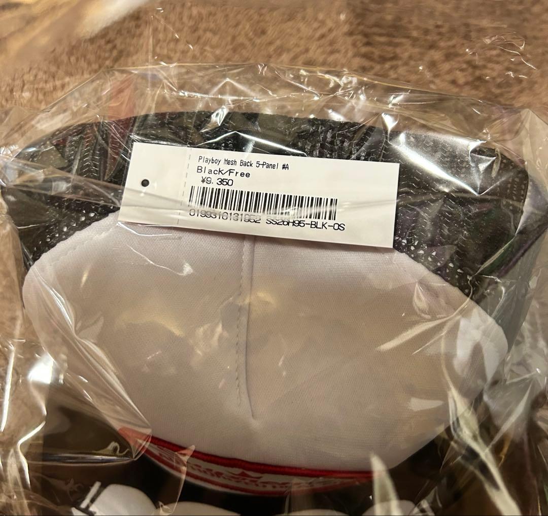 帽子 Supreme Playboy Mesh Back 5-Panel BLACK