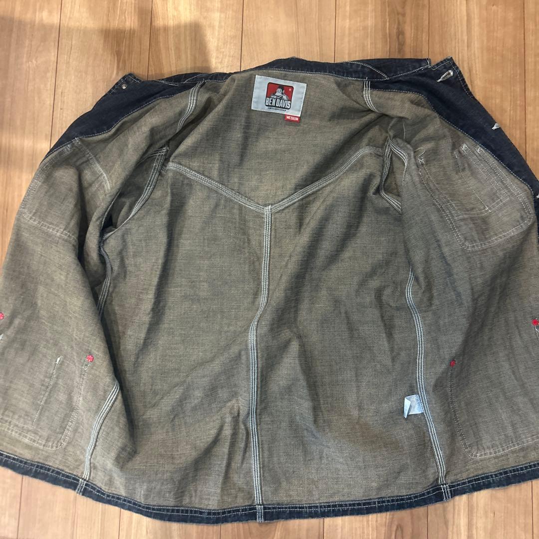 【美品】ben davis デニムカバーオール　Mサイズ