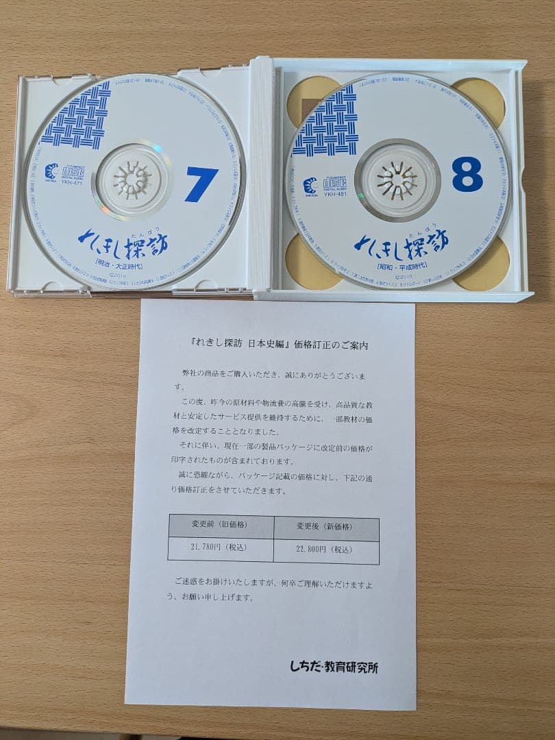 あ*ろ様 最終値下　最新令和版　れきし探訪　しちだ式　CD9枚セット　七田式　受