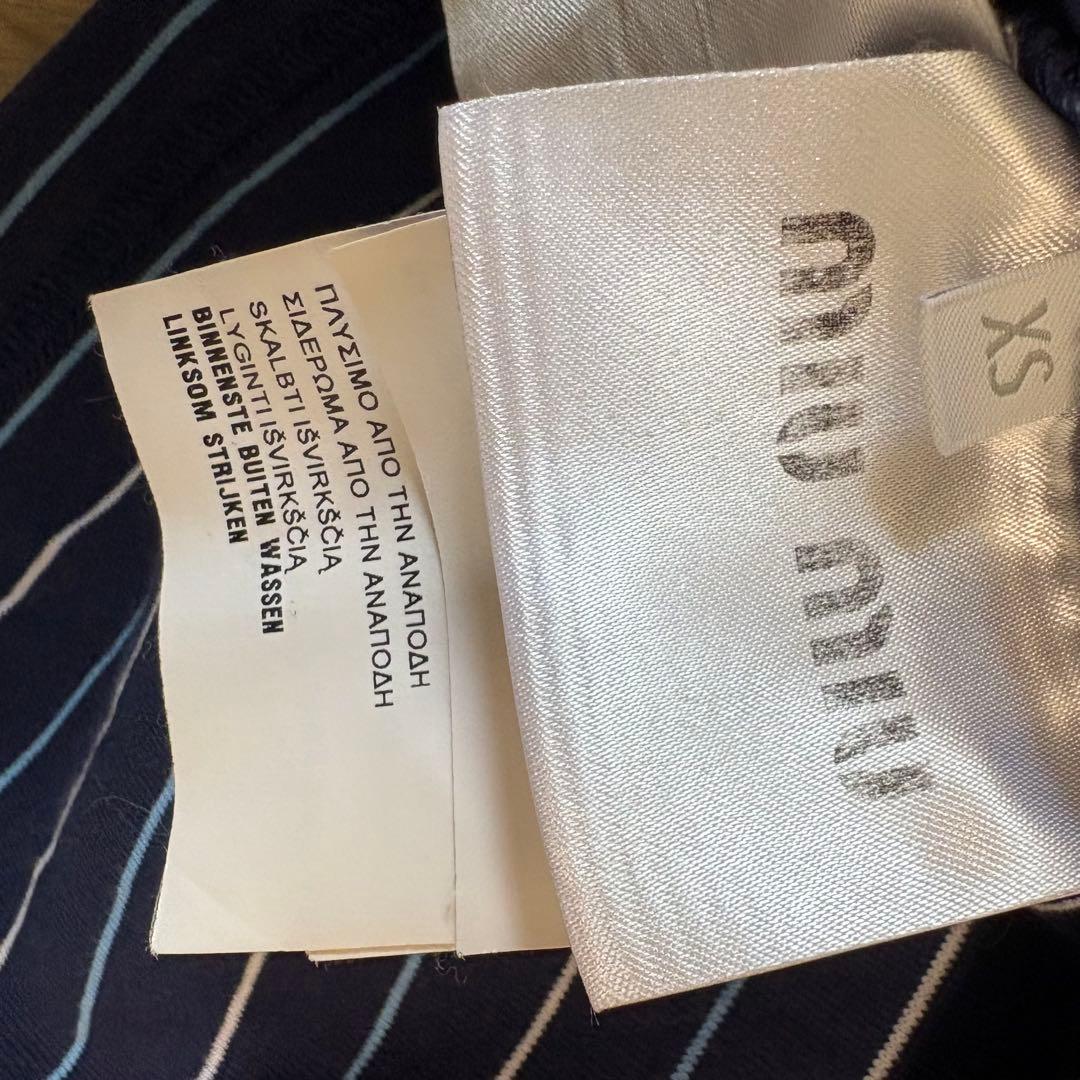 【みっさ】miu miu ミュウミュウ 正規品 クロップドTシャツ