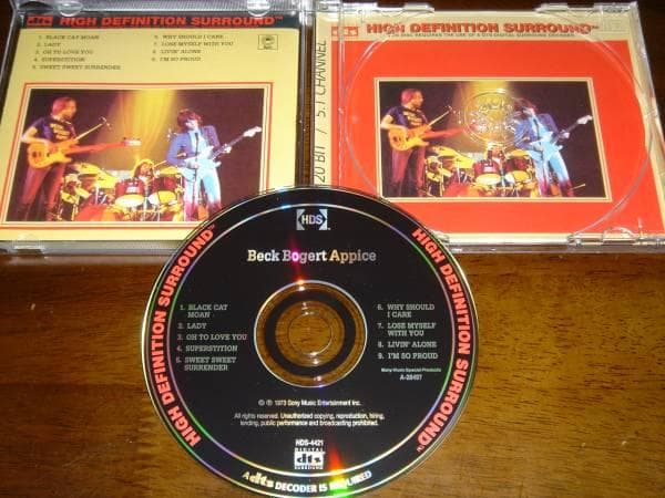dts 5.1CHANNEL盤！BECK・BOGERT＆APPICE