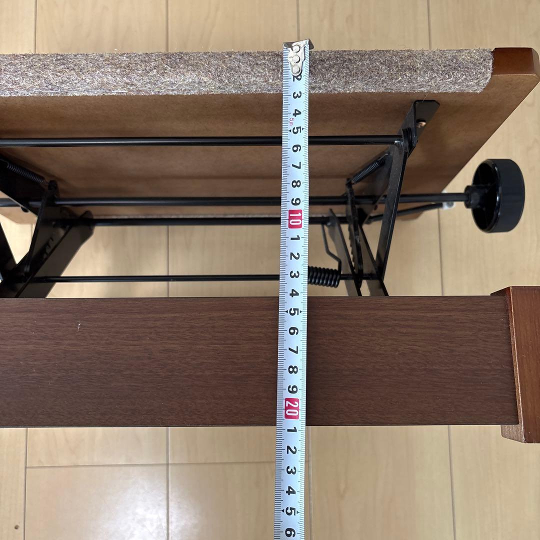 ピアノ用足台ブラウン