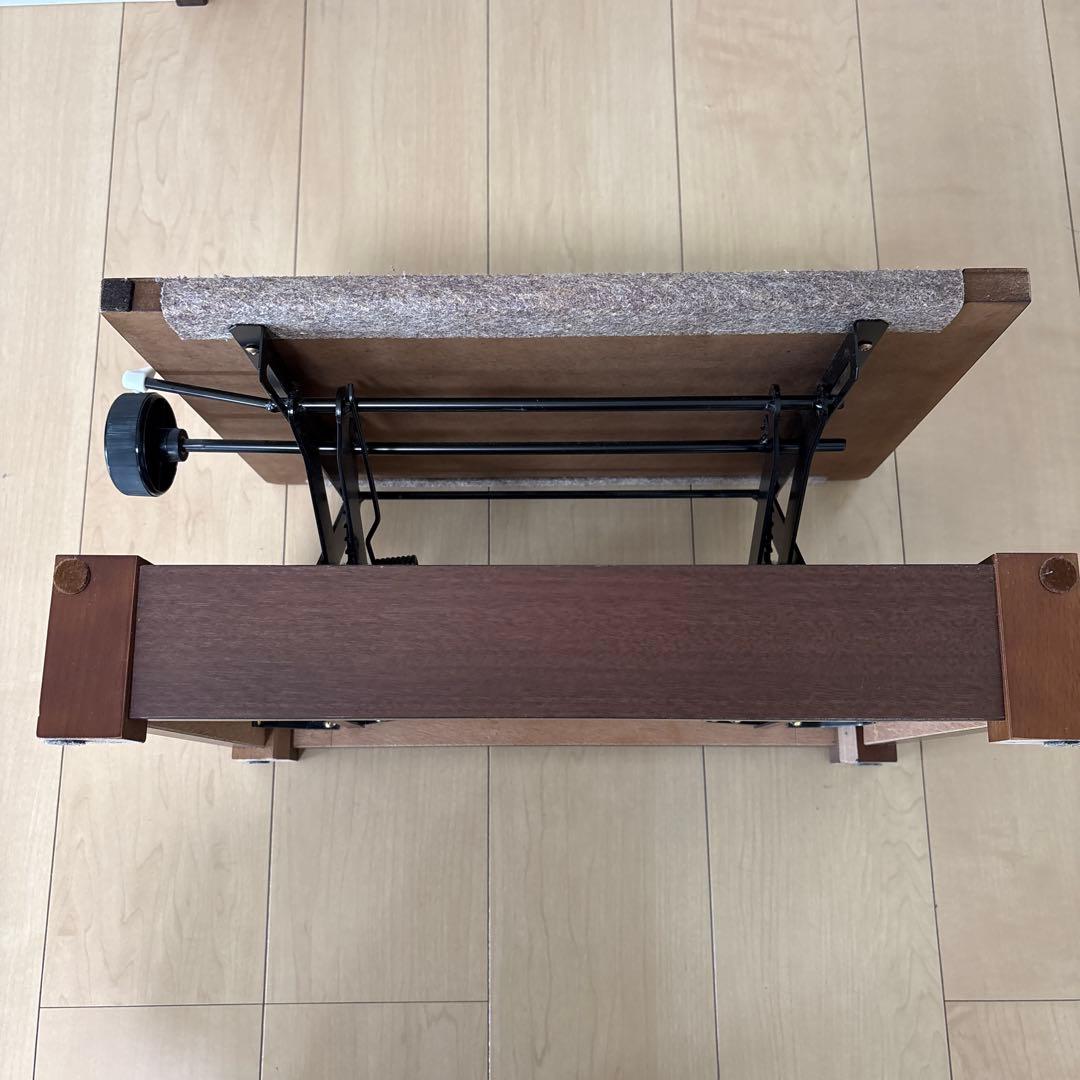 ピアノ用足台ブラウン