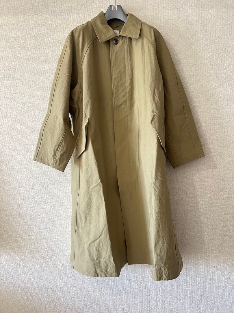 LE GLAZIK | ナイロンカルゼ バルマカーンコート