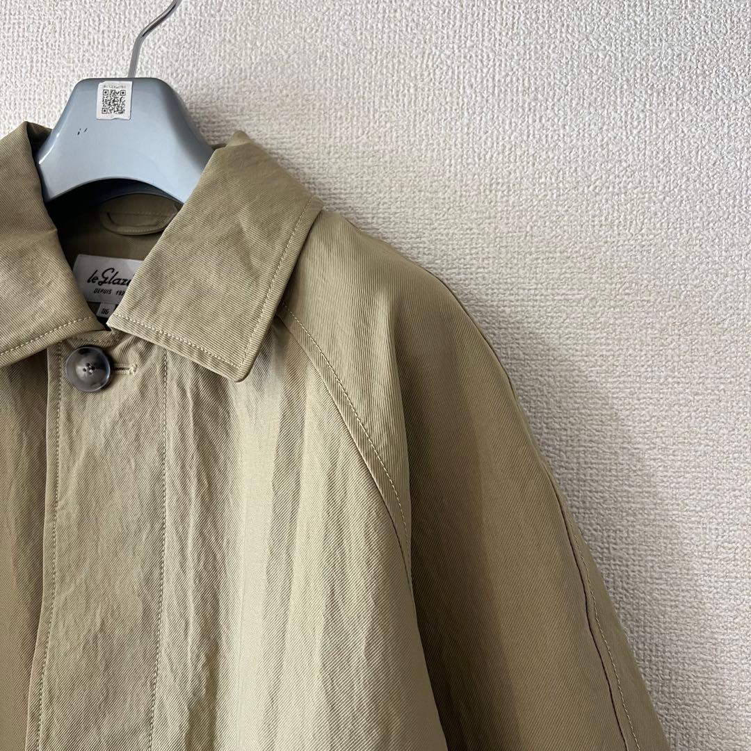 LE GLAZIK | ナイロンカルゼ バルマカーンコート