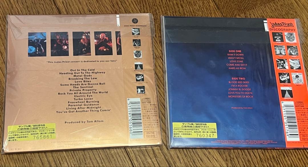 Judas Priest 紙ジャケ 6枚セット完全生産限定 サンプル盤 帯付