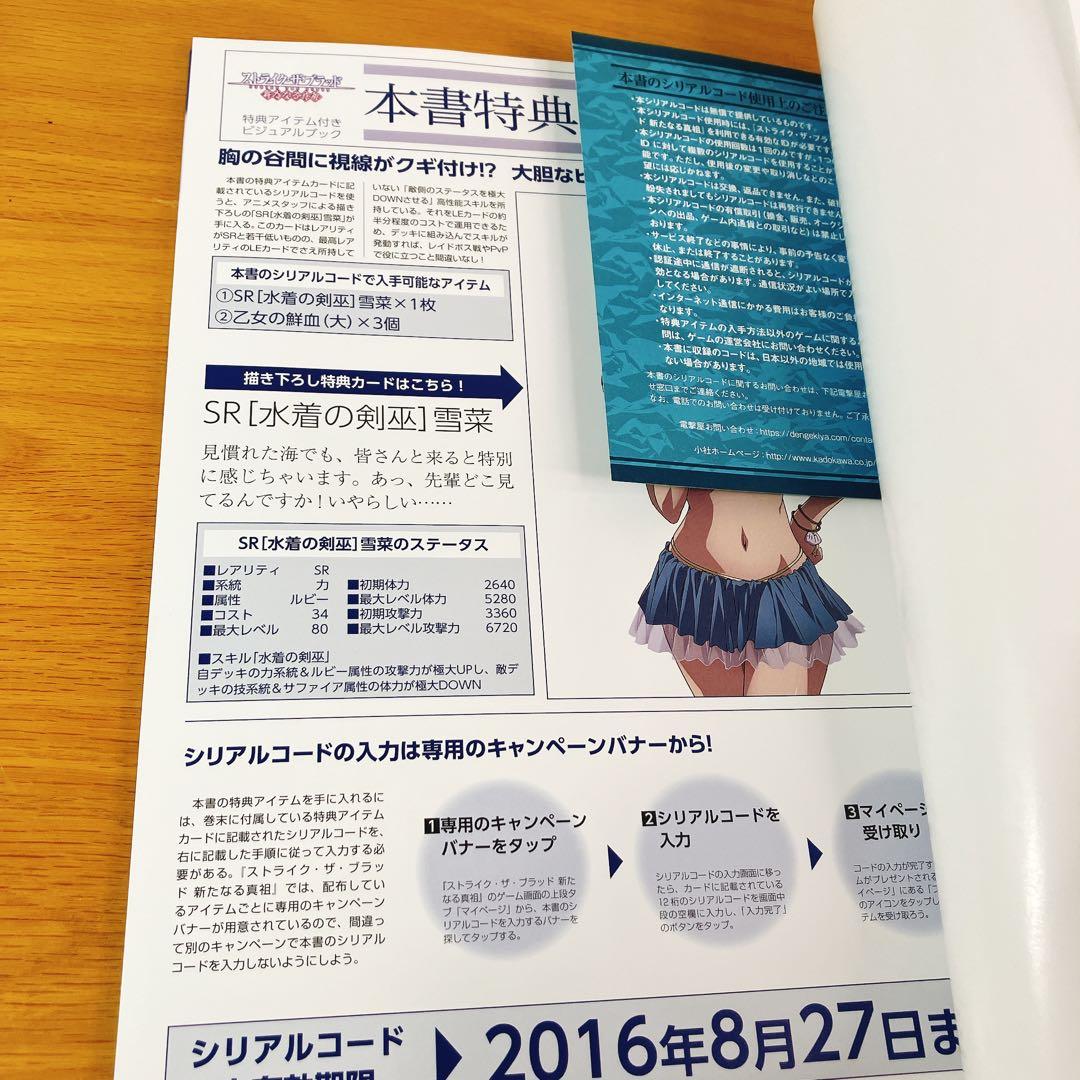 【美品】ストライク・ザ・ブラッド 新たなる真祖 ビジュアルブック 特典付き