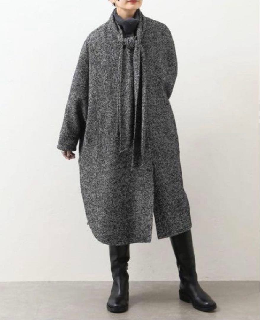 JOURNAL STANDARD ヘリンボンデザインワイドコート