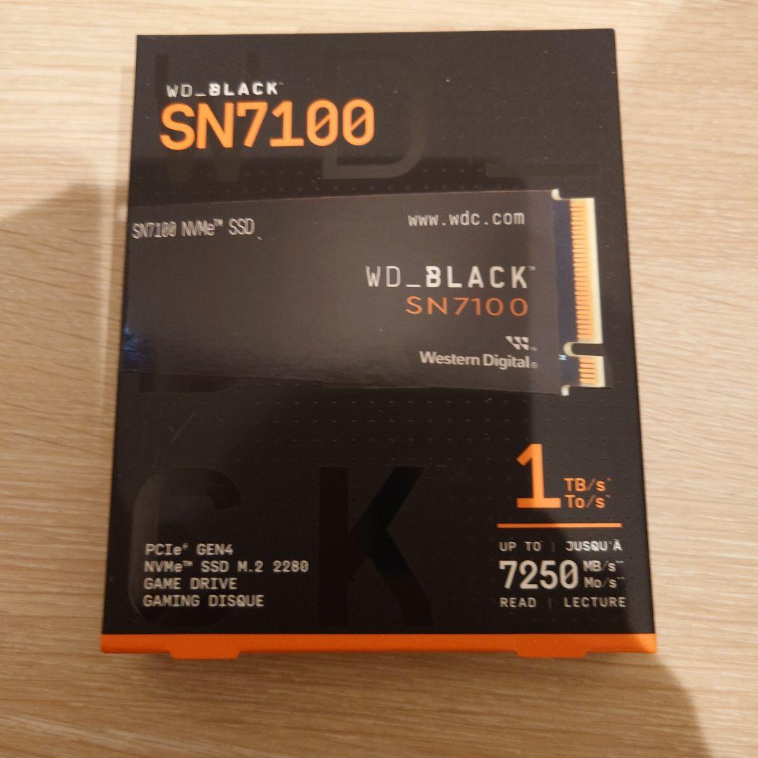 内蔵型SSD WD BLACK SN7100 1TB SSD
