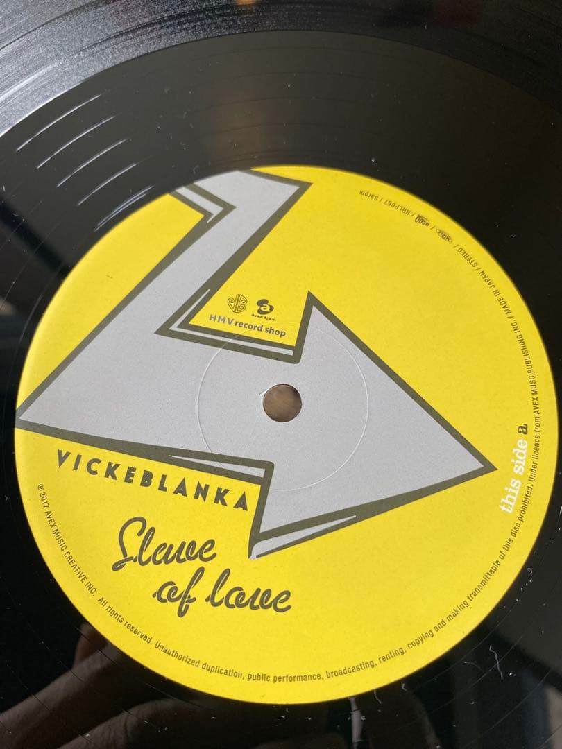 ビッケブランカ VICKEBLANKA Slave of Love LPレコード