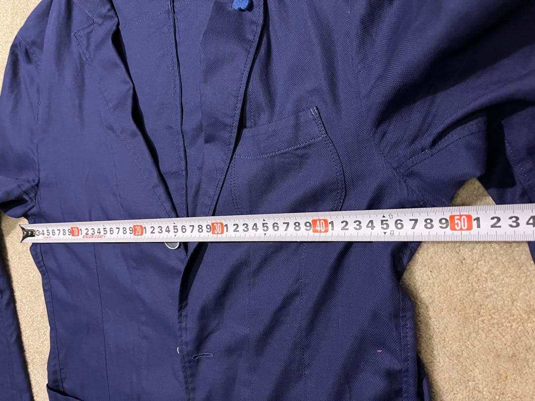 LARDINI 薄地ジャケット 明るめネイビー