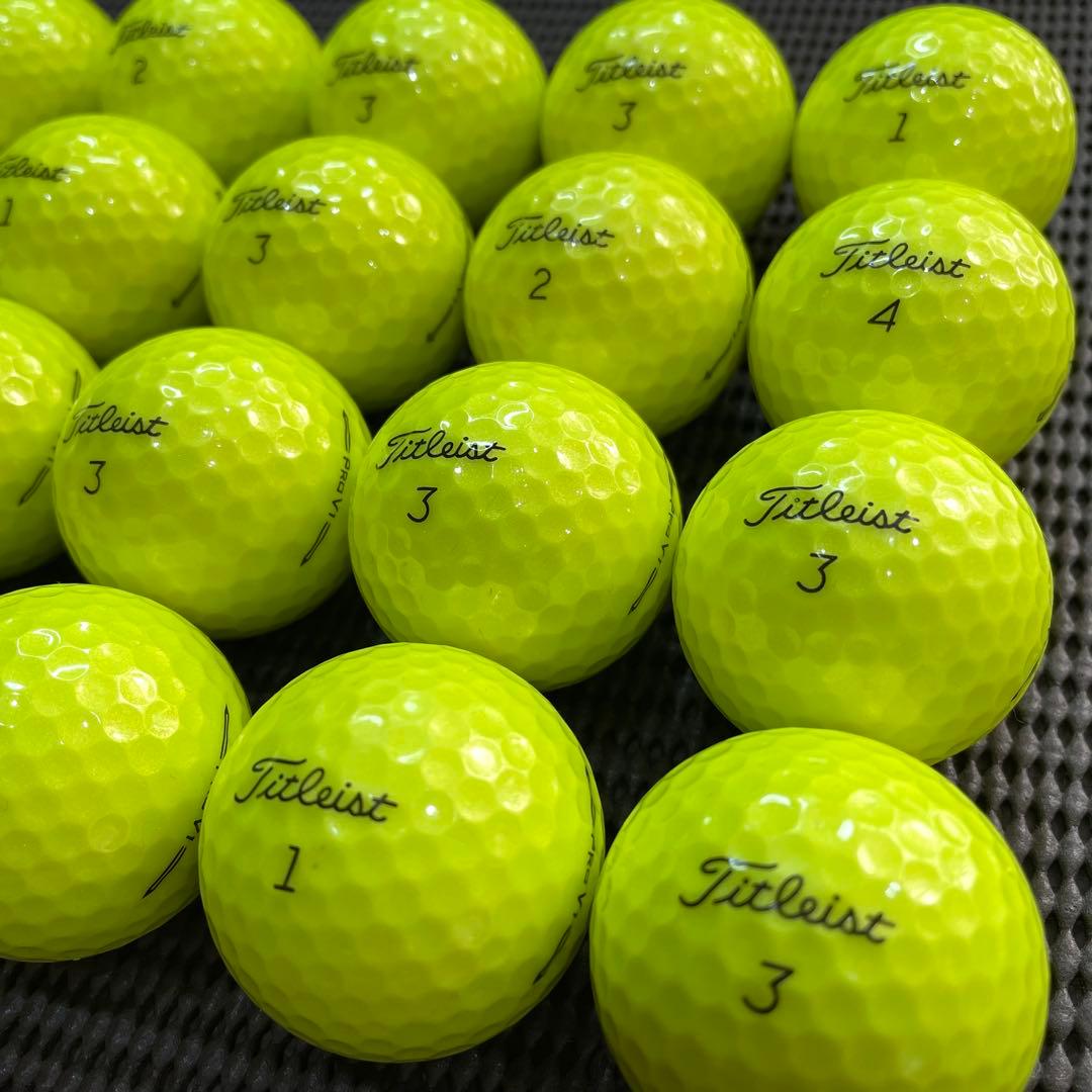 【タイトリスト PROV1★A】カラーロストボール 20個