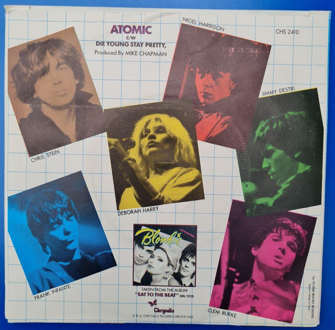 Blondie - Atomic 7\" UK レコード