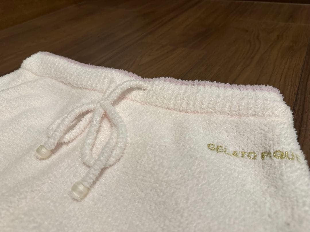 gelato pique ウサギ柄フワフワニットパジャマ上下セット