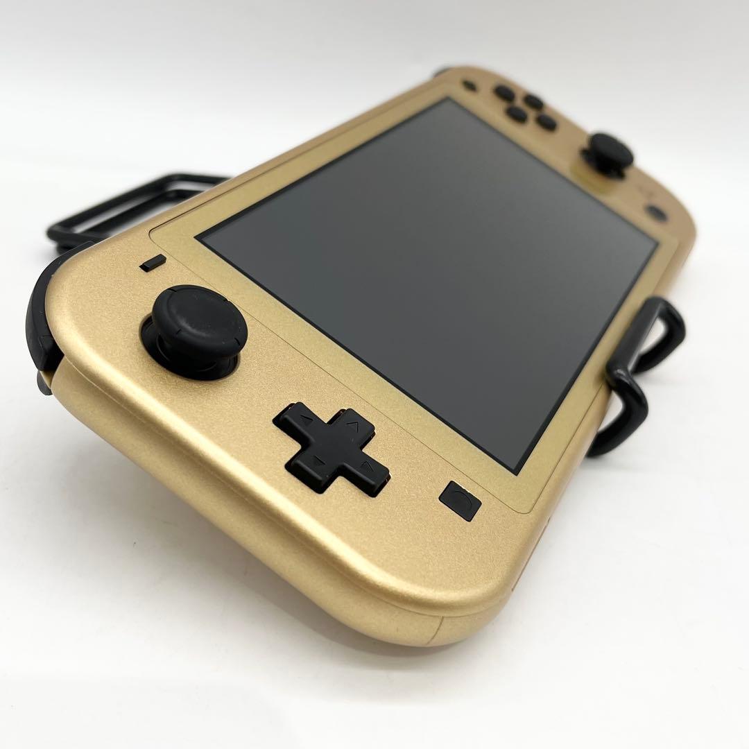 【極美品・完品】Switch Lite ゴールド本体 ゼルダの伝説 ハイラルED