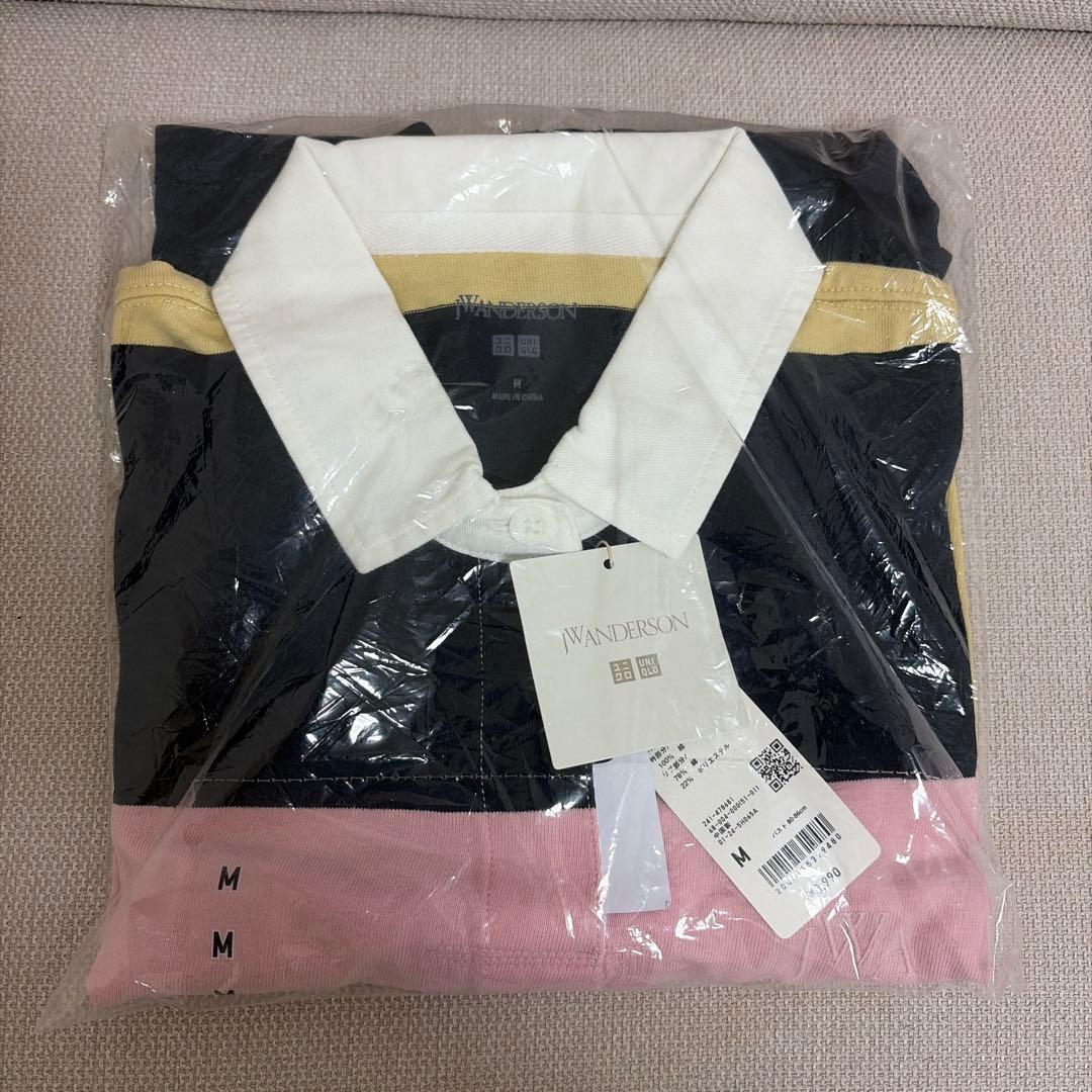 新品　Mサイズ　UNIQLO×JW ANDERSON ボクシーラガーポロシャツ