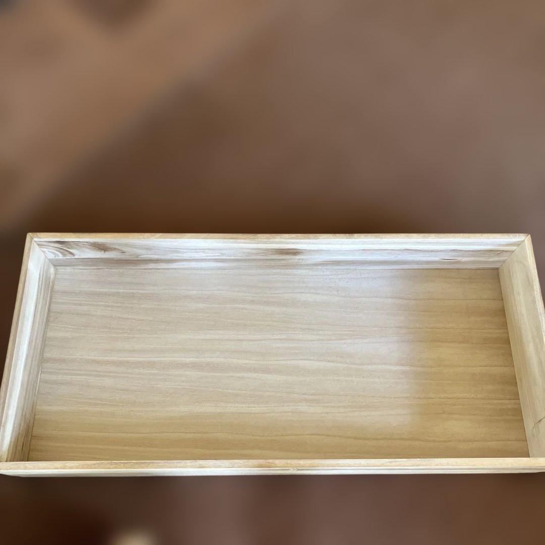 リン　　桐　二段衣装箱　未使用