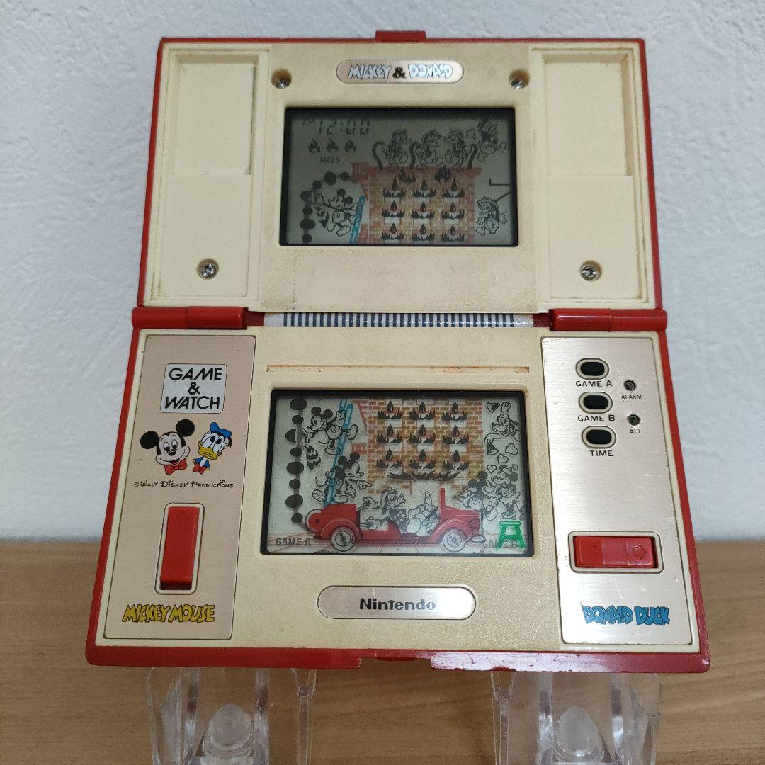 ゲーム＆ウォッチ　ミッキー＆ドナルド　ニンテンドー　任天堂　メンテナンス済み