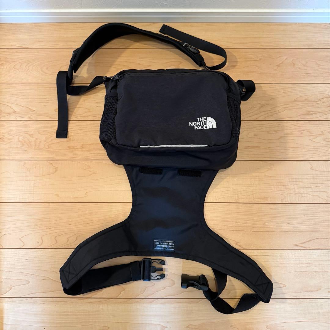 【美品】THE NORTH FACE ベビースリングバッグ 黒 NMB82250