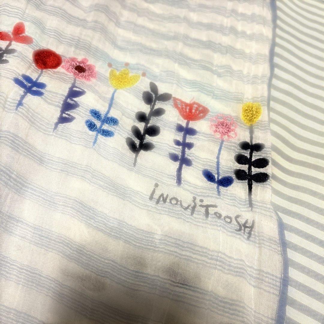 INOUITOOSH イヌイトゥーシュ　花柄刺繍　ストール