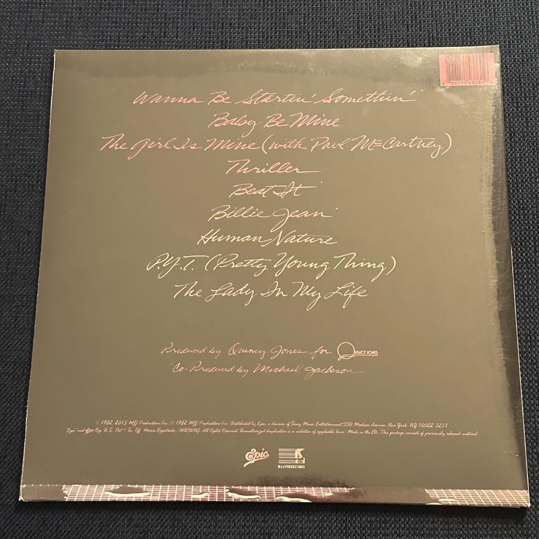 マイケルジャクソン Thriller LP レコード 新品