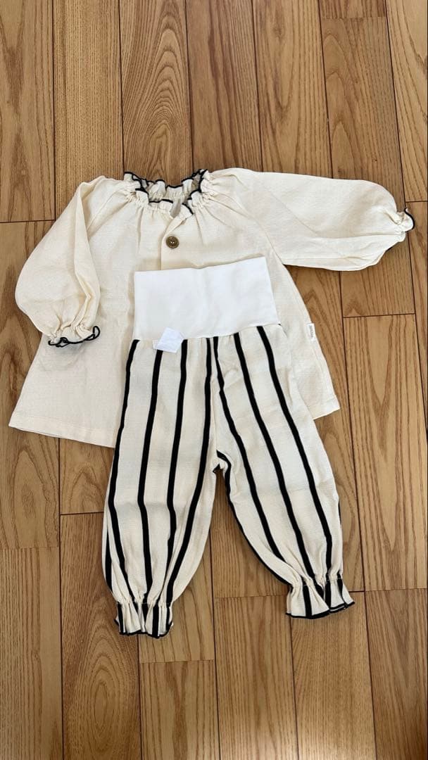 MARLMARL lull 1 stripe ナイトウェア 70-80サイズ