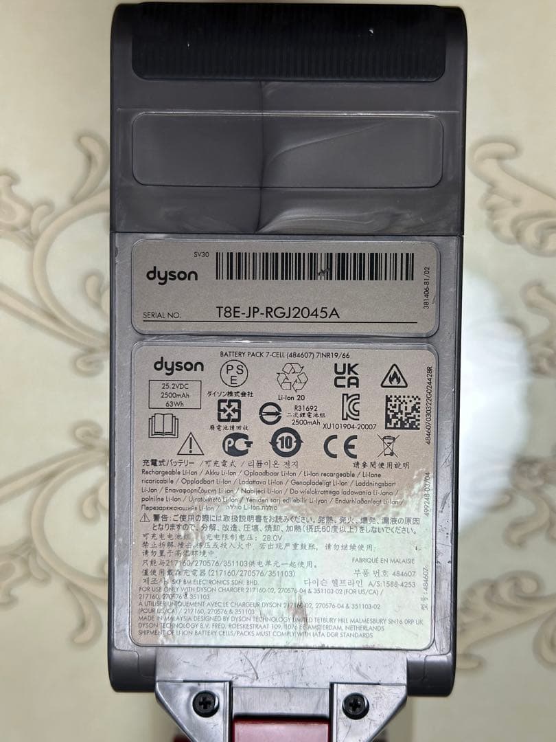 ダイソン 掃除機 V12 SV20 分解清掃済　匿名配送