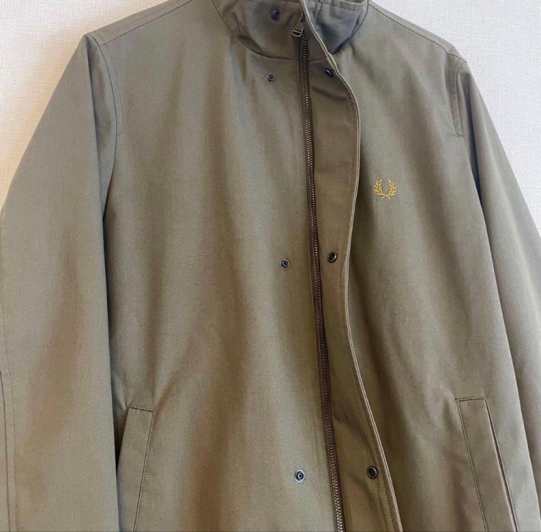 【レア】FRED PERRY フレッドペリー ステンカラーコート 春物