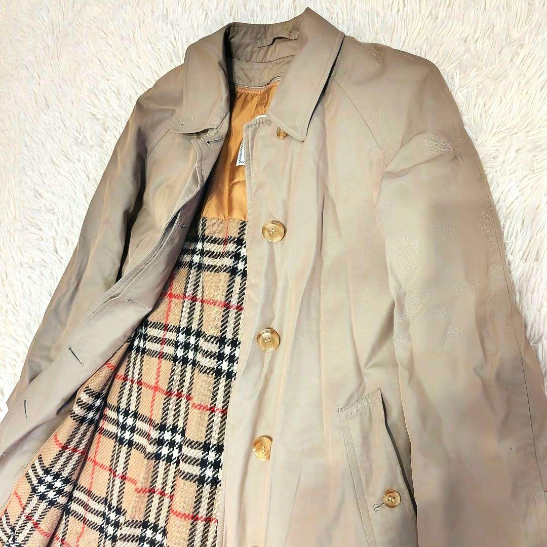 BURBERRY インナー付ステンカラーコート バーバリー ノバチェック