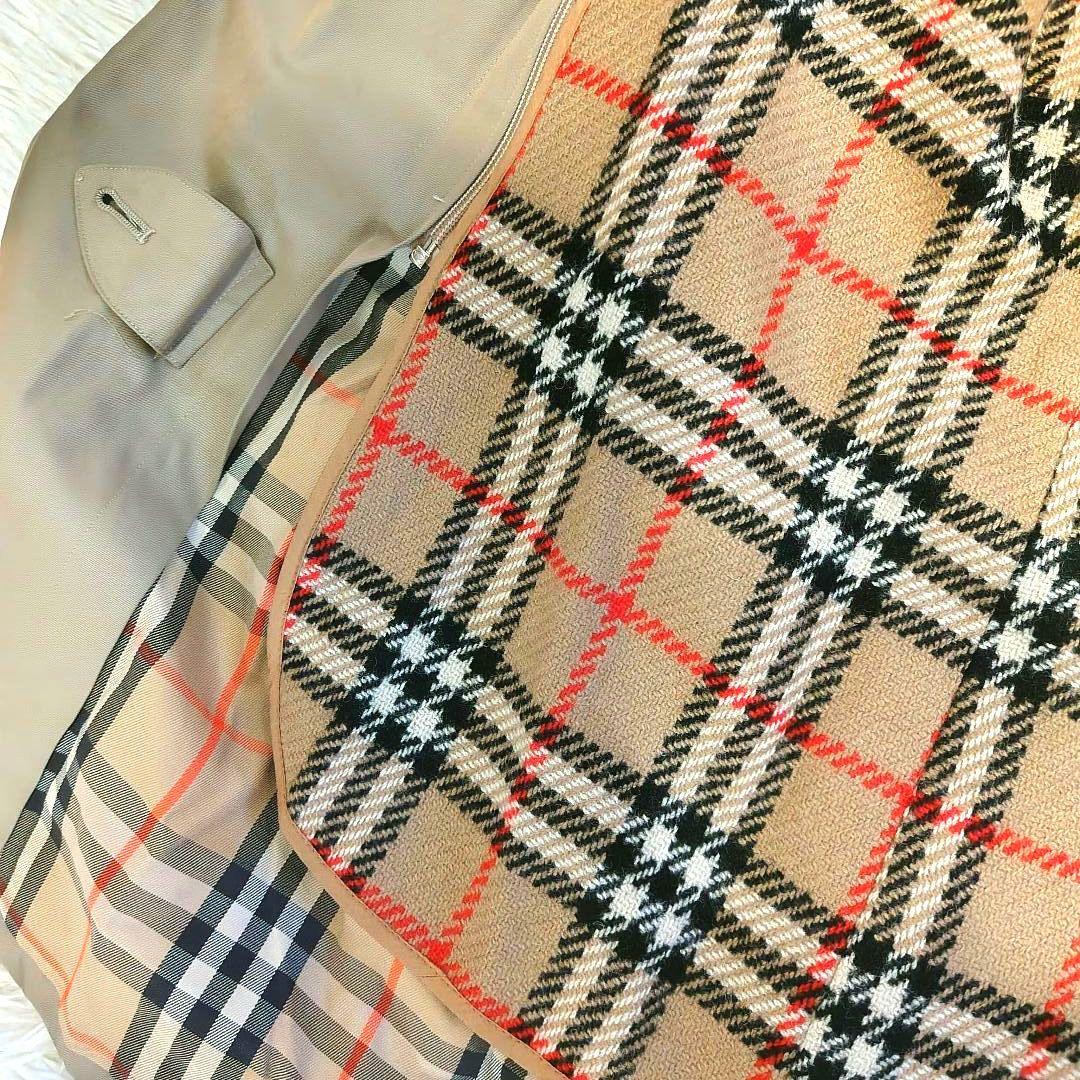 BURBERRY インナー付ステンカラーコート バーバリー ノバチェック