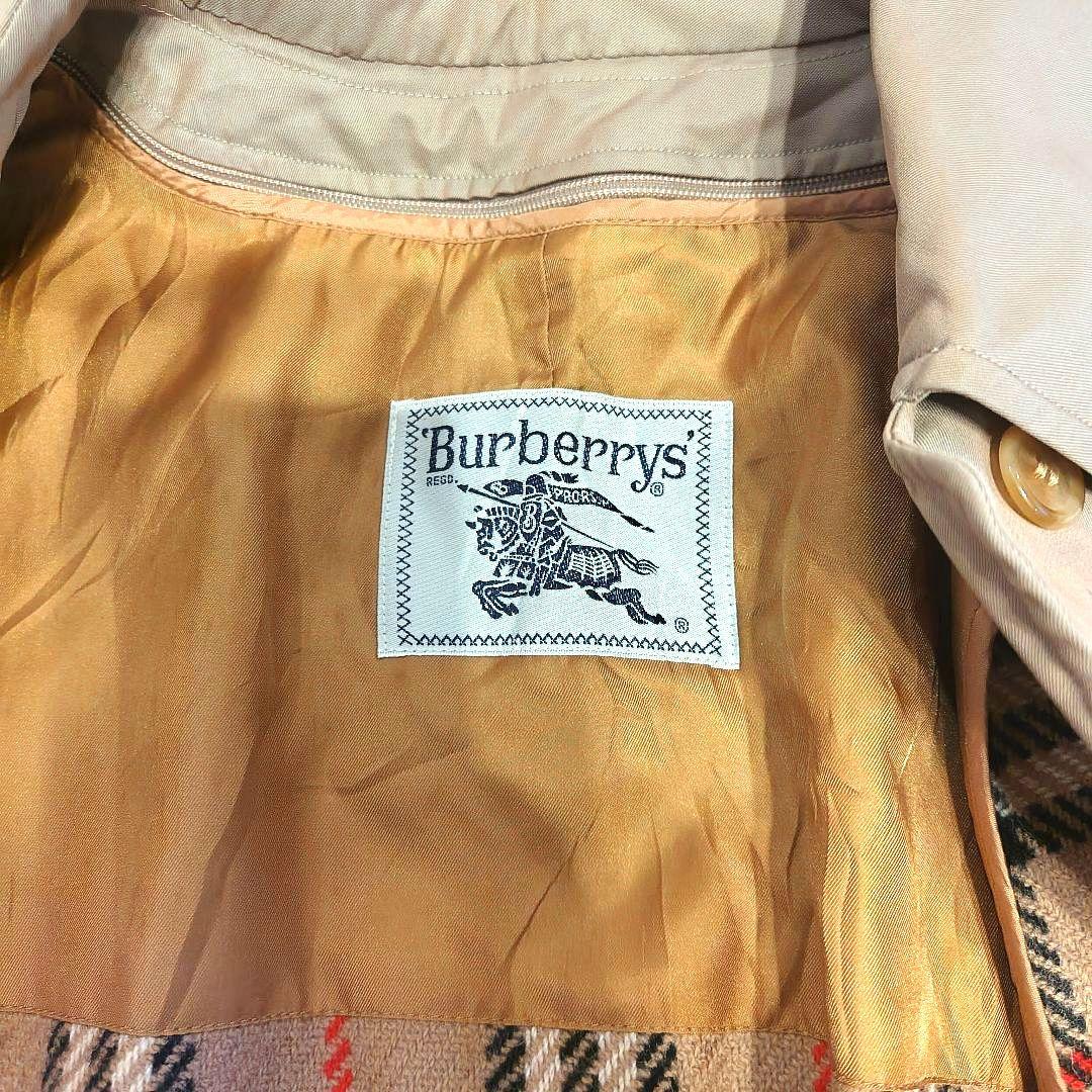 BURBERRY インナー付ステンカラーコート バーバリー ノバチェック