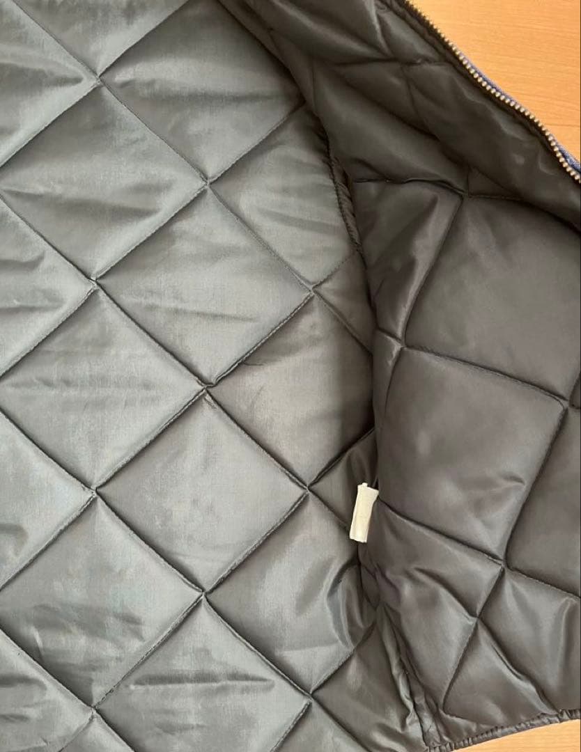 カーハート carhartt ダックベストUSA製 ネイビー 腰ゴム