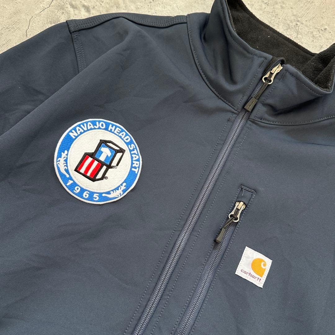 つ*っ様 【Carhartt】カーハート（XL）ソフトシェルジャケット＊企業ロゴ
