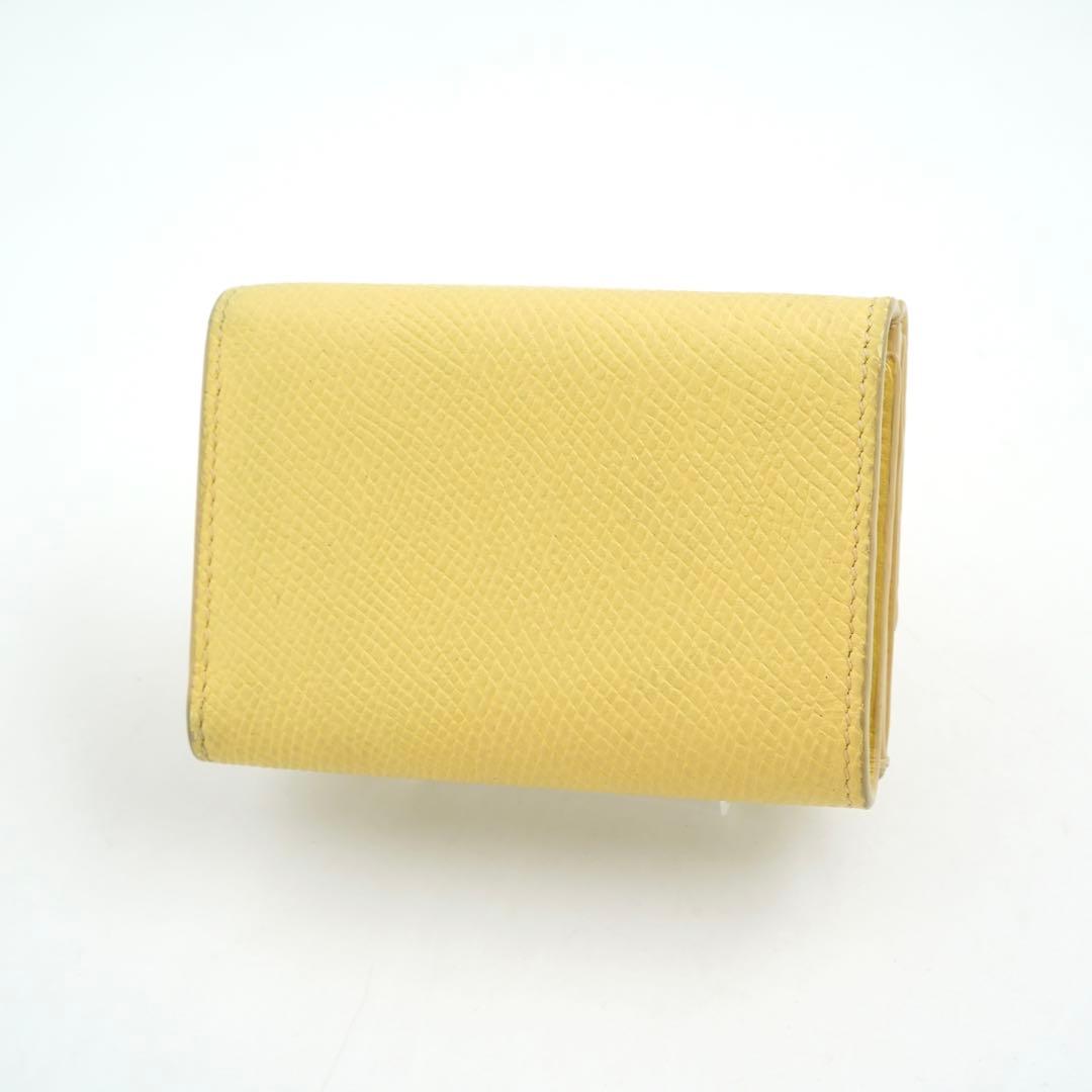 ✨未使用に近い✨　CELINE ミニ財布　スモールトリフォールド　三つ折り　黄色