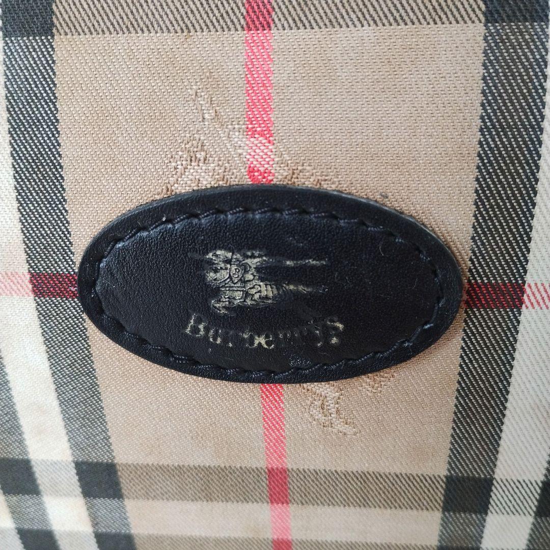 BURBERRY ボストンバッグキャンバス ノバチェック　シャドーホース 鞄