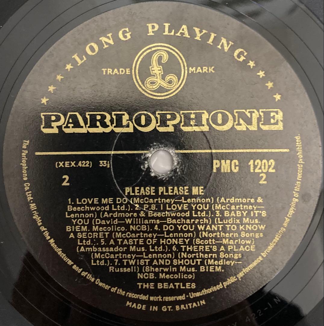 UKオリGoldビートルズPleasePleaseMeレコードBeatles