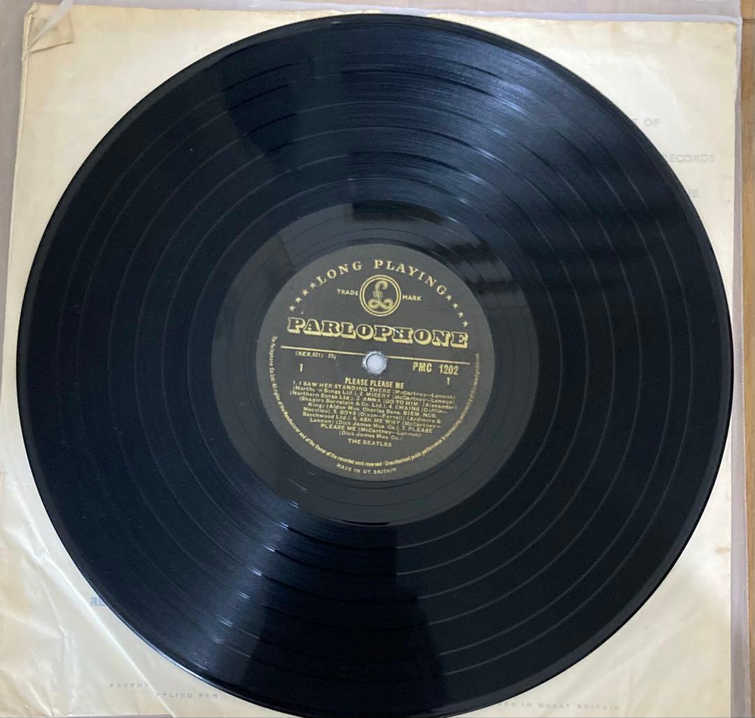 UKオリGoldビートルズPleasePleaseMeレコードBeatles