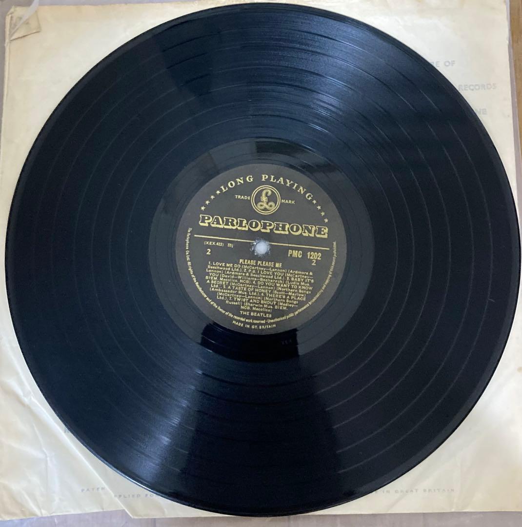 UKオリGoldビートルズPleasePleaseMeレコードBeatles