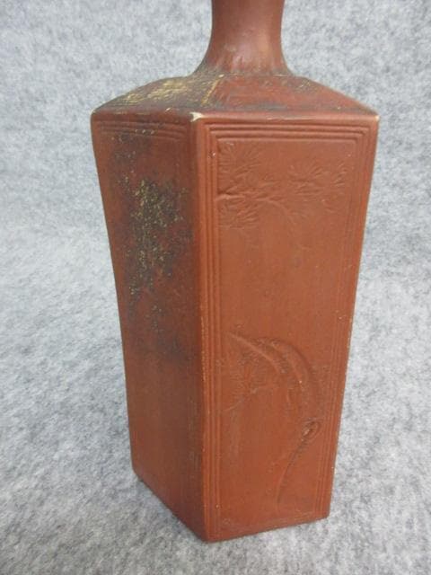 時代物古備前松彫角徳利 [B27166]