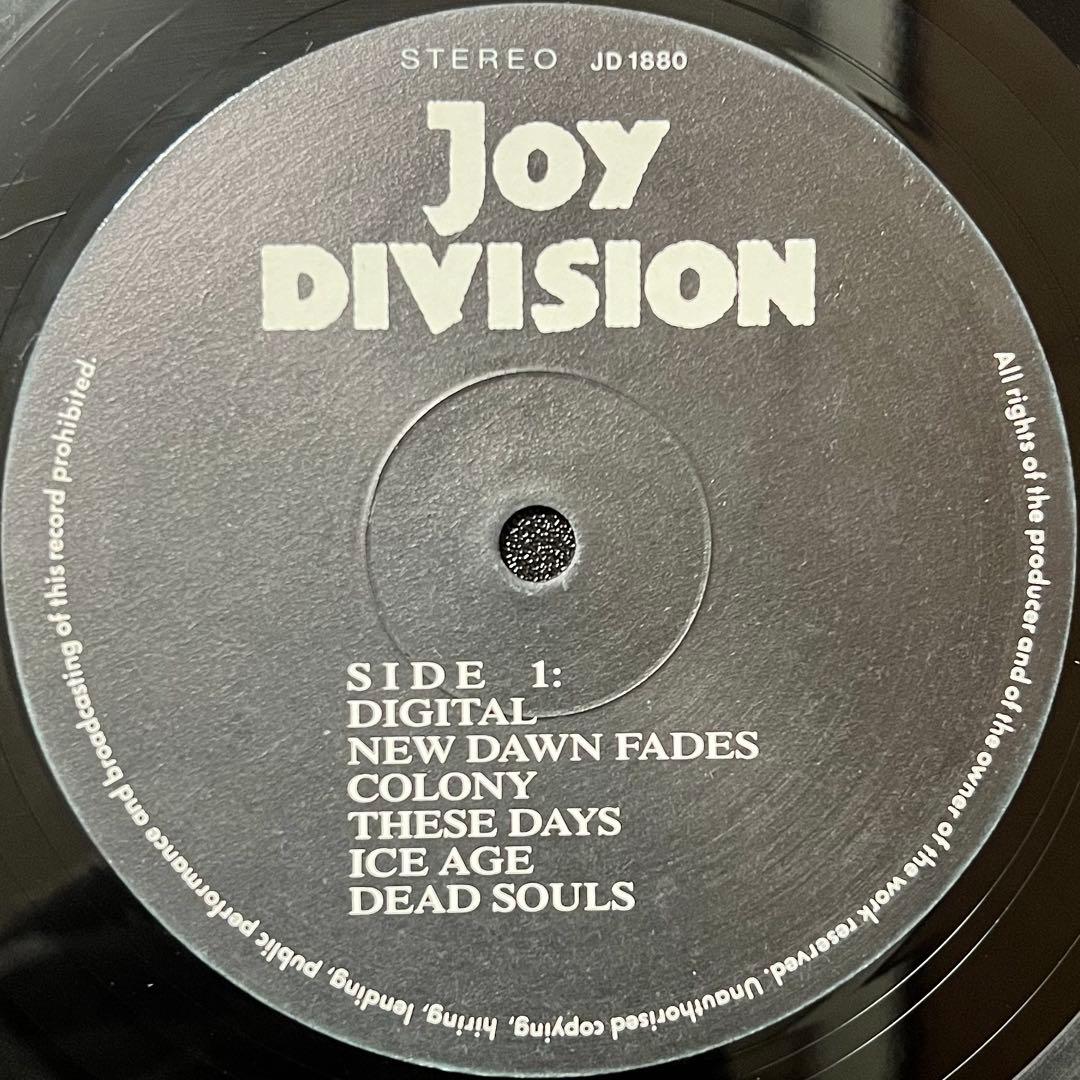 【LP】Joy Division Concert 18 Jan Effenaar