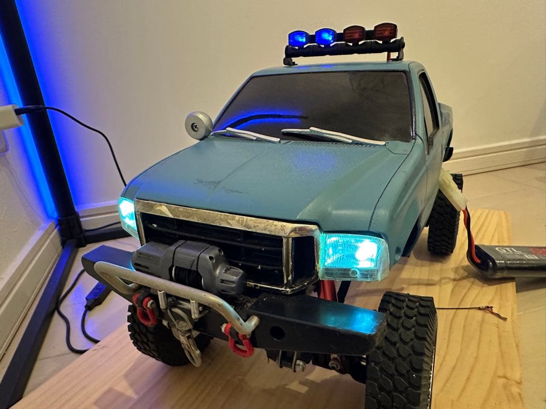 し*ん様 タミヤ　フォードF-350 フルオペ　4WD クローラー 仕様